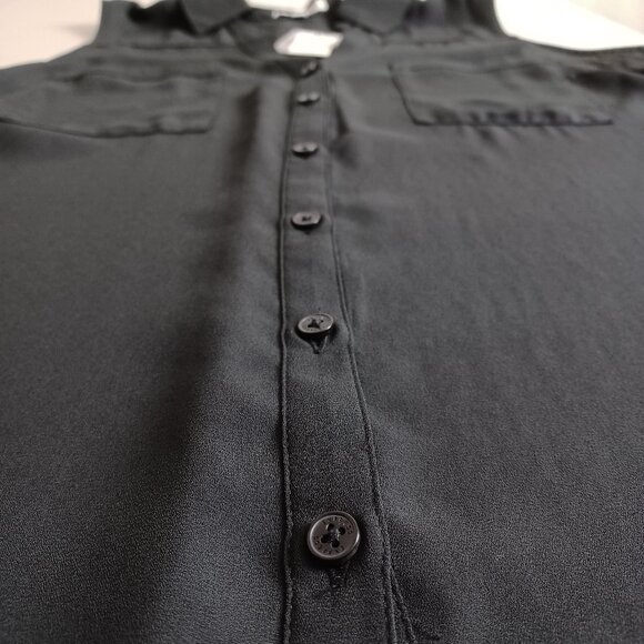 Express Black Portofino Sleeveless Shirt - Picture 5 of 14